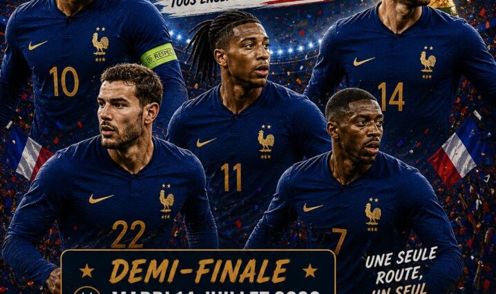 Rediffusion demi finale coupe monde 2026